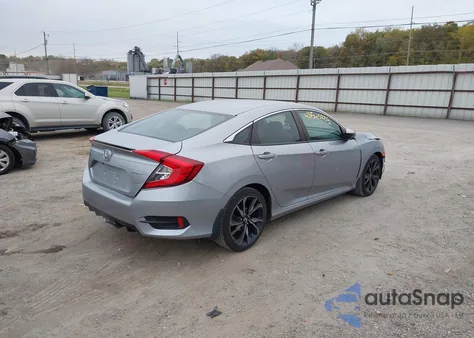 2019 Honda Civic Sport from USA, damaged, VIN 2HGFC2F87KH579823